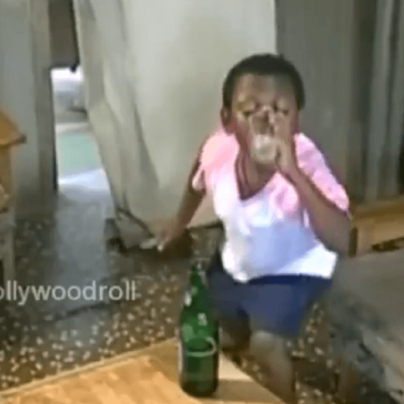 Video viral: este niño diabólico se robó la cerveza de sus padres