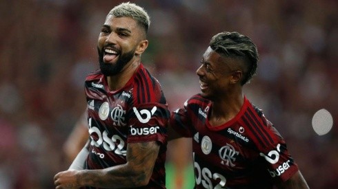 Flamengo's Gabriel 'Gabigol' Barbosa and Bruno Henrique.