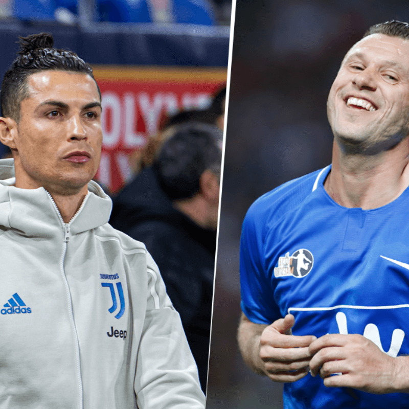 Cassano tildó de egoísta a Cristiano Ronaldo y estalló la polémica