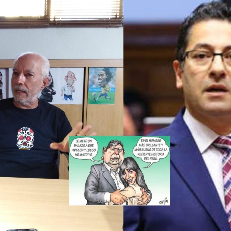 Carlín denunció amenazas por su caricatura y Heresi le respondió: "Que te revienten a golpes"