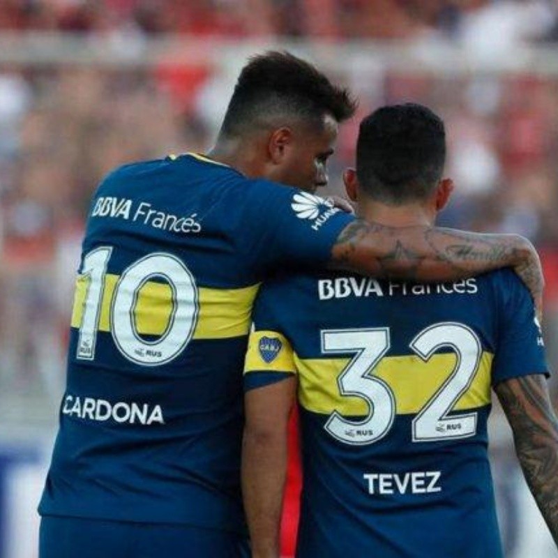 Cardona y la vez que lo regañaron por una foto con Tevez y Messi