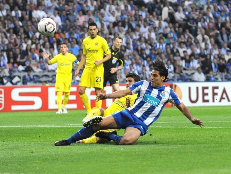 Falcao - 28.04.2011 - Porto / Villarreal Europa League 2011 - (Photo : Vitor Ribeiro / Icon Sport via Getty Images)