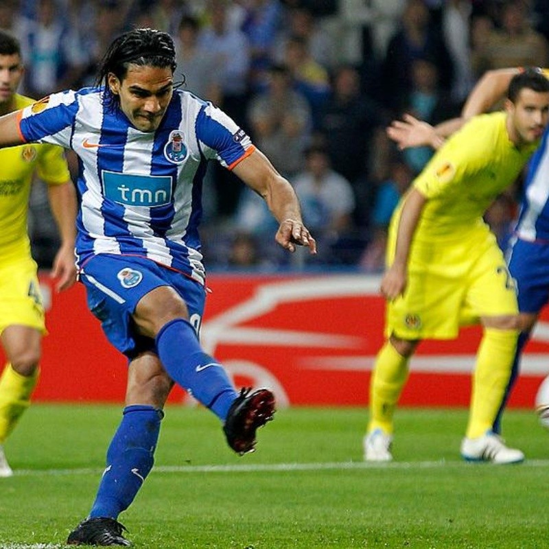 El día que Falcao le anotó cuatro goles al Villarreal en la UEFA Europa League