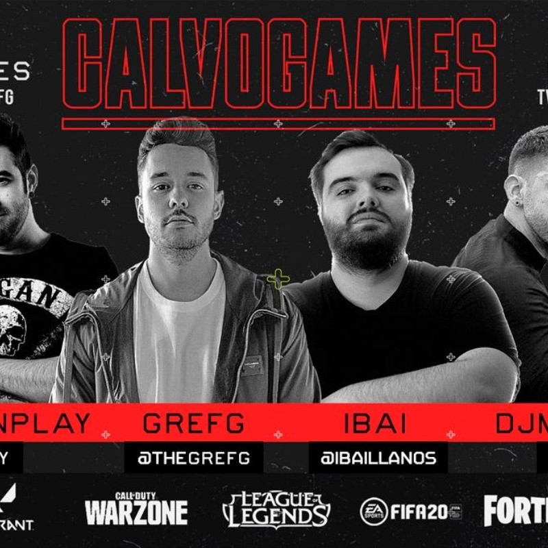 Los 'Calvogames': el stream benéfico  que juntara a Grefg, Auronplay, Ibai y DjMariio