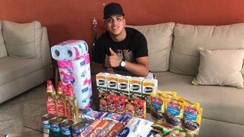 La linda iniciativa del jugador Martínez de la Sub 17.