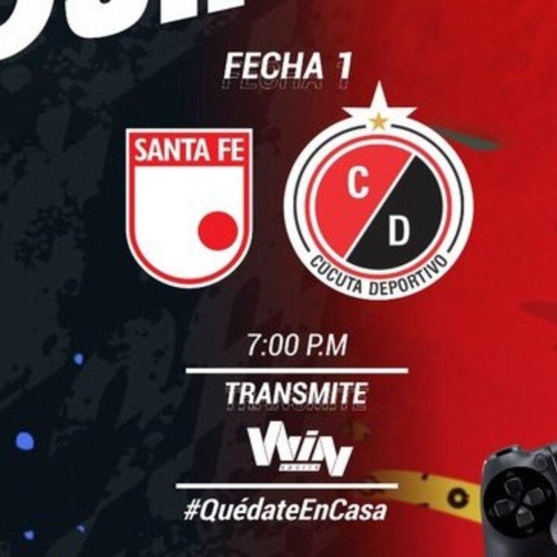 Cómo ver en vivo Independiente Santa Fe vs. Cúcuta por la eLiga Dimayor