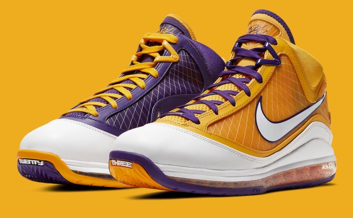 Un lujo: las nuevas zapatillas de LeBron con los colores los Lakers