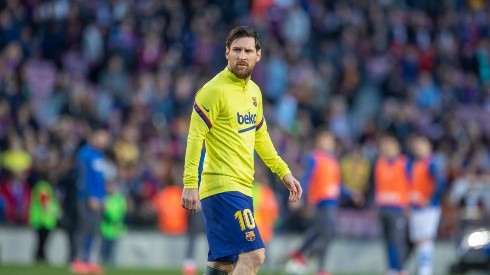 Foto de Lionel Messi, jugador de Barcelona.