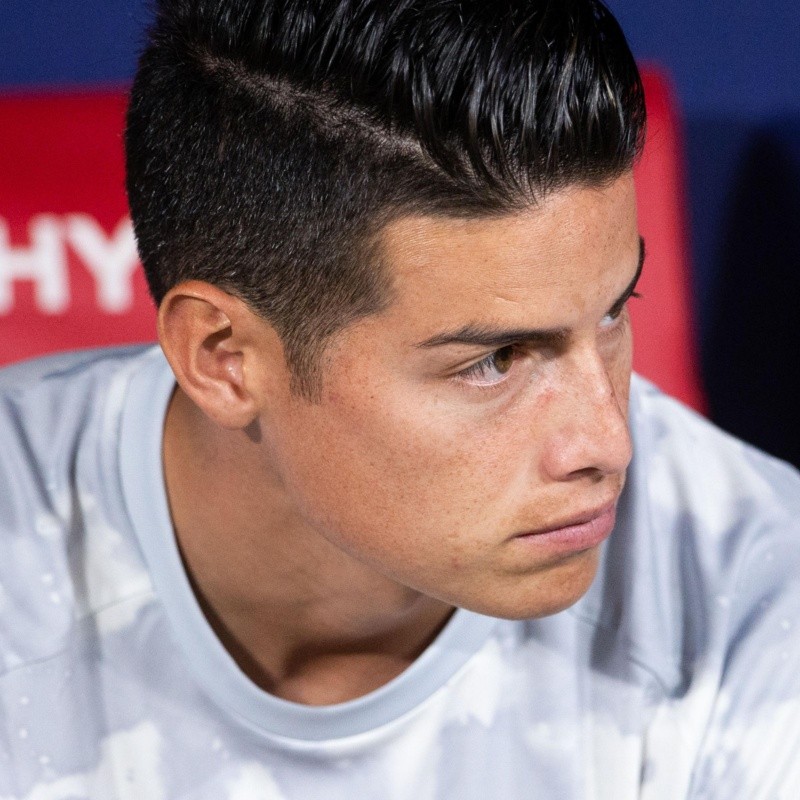 Así fue la pinta de James Rodríguez para el regreso a entrenamientos