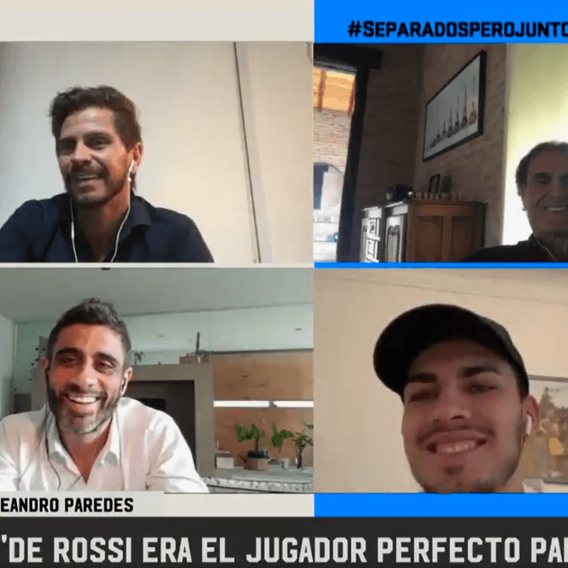 Le preguntaron por el buen momento de River y Paredes respondió picante: "Les falta mucho"