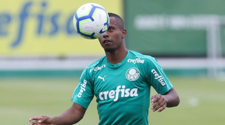 Palmeiras precisou da ajuda da Crefisa para contratar o atacante Carlos Eduardo. Foto: César Greco/ Palmeiras