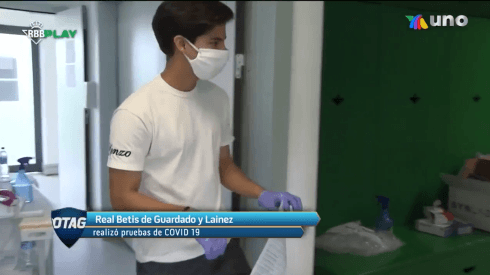 Diego Lainez se sometió al test del Coronavirus