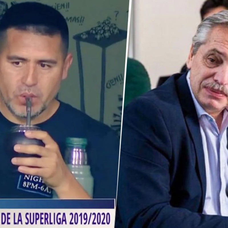 ¿Y si te llama Román? Alberto Fernández llenó de elogios a Riquelme