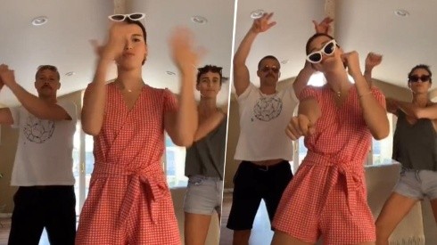 Matías Almeyda se lució bailando en video de Tik Tok publicado por su hija