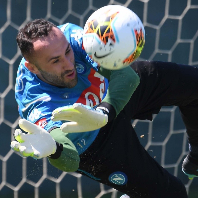 Intacto: David Ospina volvió a demostrar sus atajadas con el Napoli