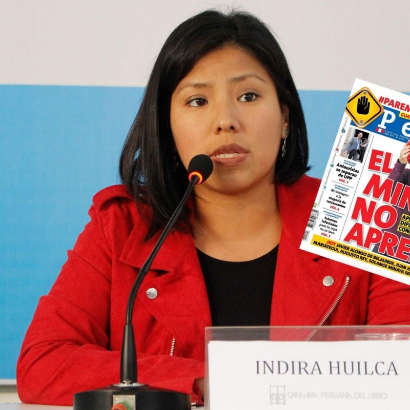 "Vergüenza": Indira Huilca se indignó por polémica portada de diario Perú21