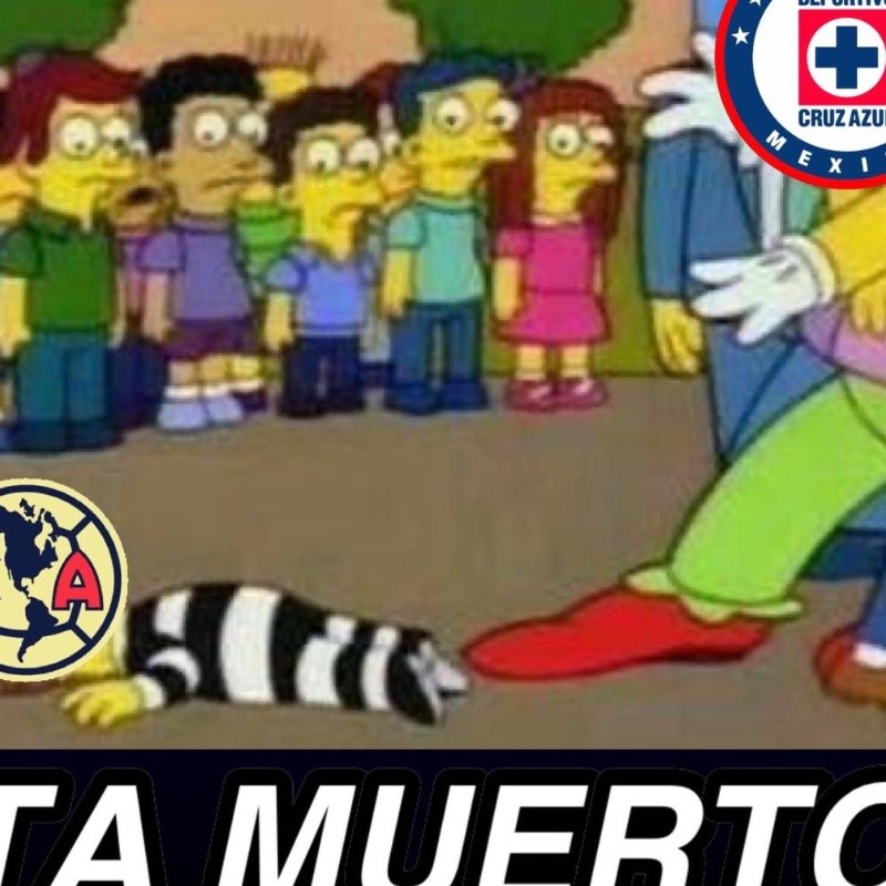 Apuntan al América: los memes de la goleada de Cruz Azul en el Clásico Joven