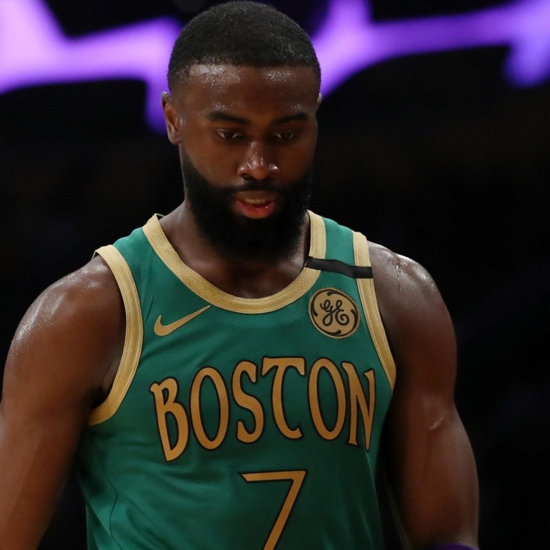 Jaylen Brown envió un mensaje: quiere los playoffs