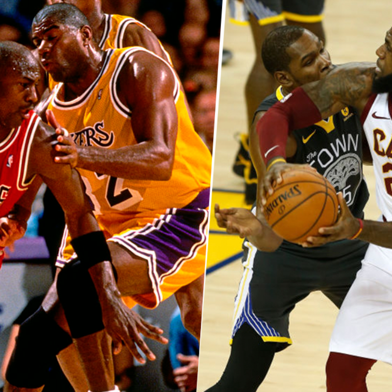 Entre Jordan y LeBron, ¿quién enfrentó a rivales más difíciles en las Finales?