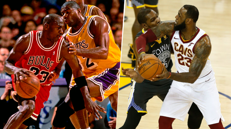 Entre Jordan y LeBron, ¿quién enfrentó a rivales más difíciles en las Finales?