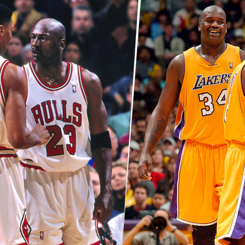 ¿Los Bulls de Jordan y Pippen o los Lakers de Shaq y Kobe?