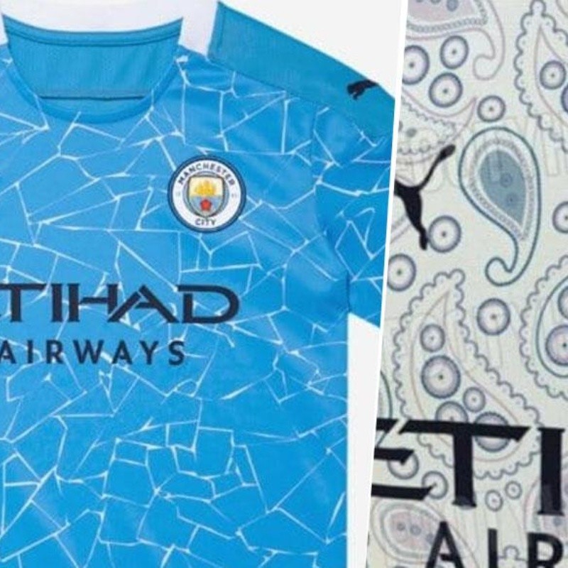 Las amas u las odias: filtran las nuevas camisetas del Manchester City