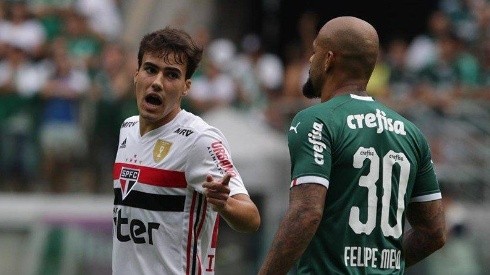 Igor Gomes relembra briga com Felipe Melo no Paulistão