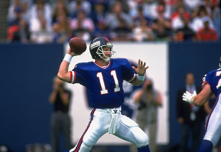 Simms spent his entire career with the New York Giants (Getty)