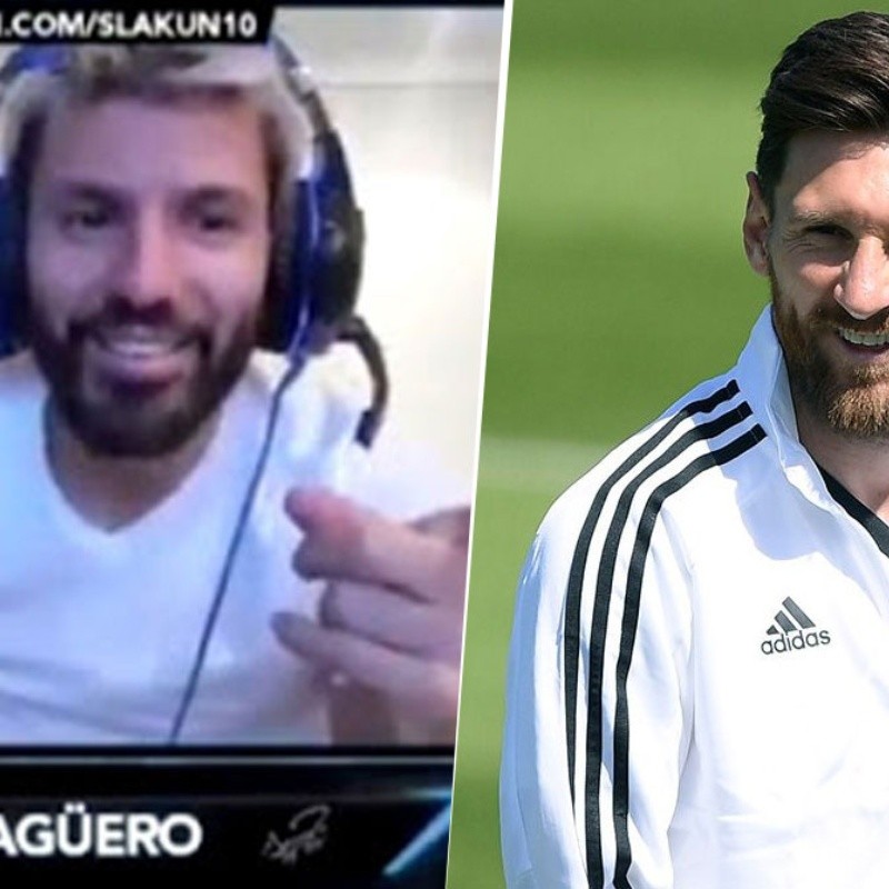 No podemos más: Agüero le contó a Messi cómo lo cargan en Twitch