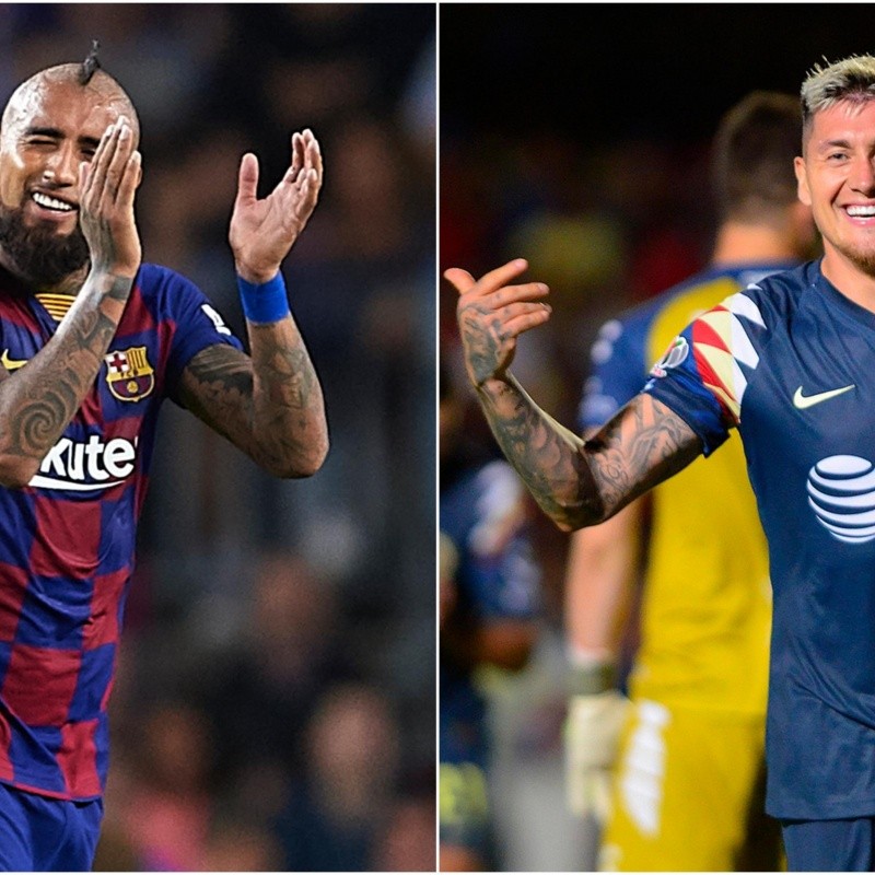 ¿Se viene al América? Arturo Vidal le respondió una historia a Nico Castillo