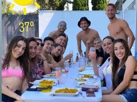 Cuatro jugadores del Sevilla se juntaron a comer con sus parejas rompiendo la cuarentena