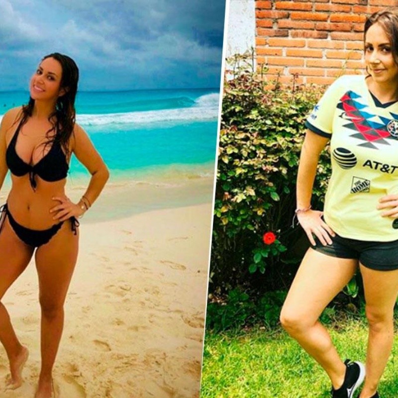 Ingrid Garibay, la hermosa conductora y fanática del Club América