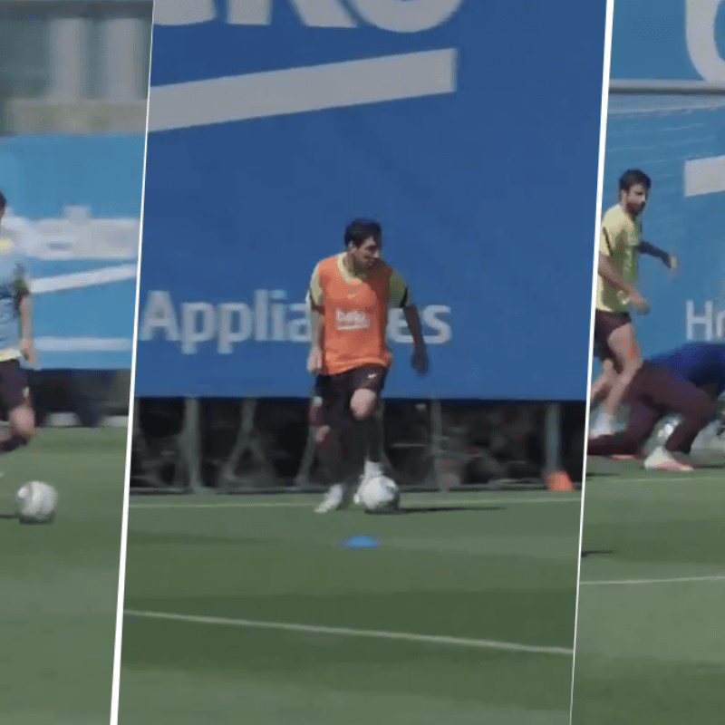 Video: Messi la recuperó, corrió a toda velocidad y trolleó a Ter Stegen