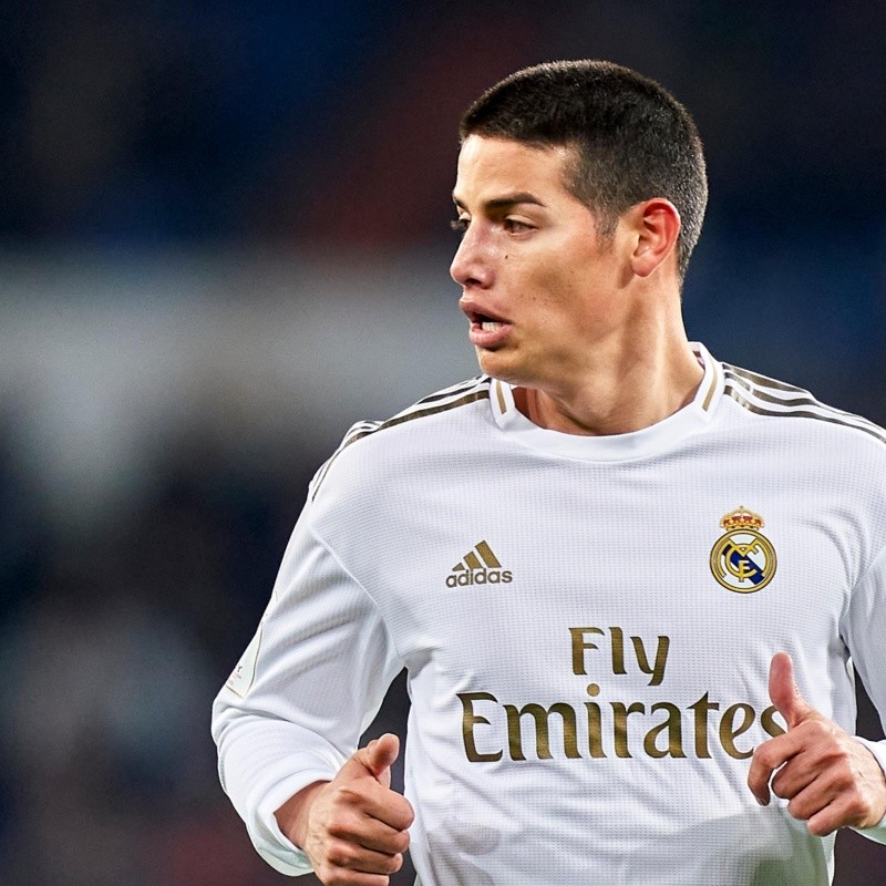 Real Madrid quiere cambiar a James Rodríguez y él podría ir a la Premier League