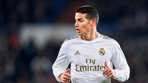 Foto de James Rodríguez, jugador de Real Madrid.