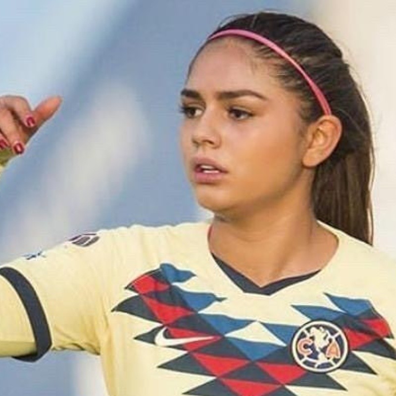 "Extrañando": Jana Gutiérrez se puso el uniforme del América y llenó de nostalgia a sus seguidores