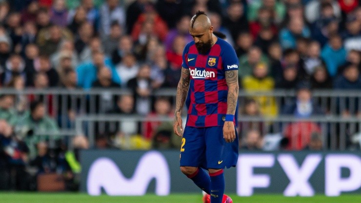 Vidal arribó al Barcelona a mediados del 2018 (Foto: Getty)