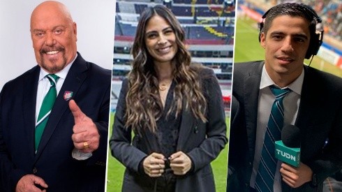 Comentaristas de Televisa Deportes que no le van al América. FOTO: Redes sociales