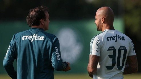 Cuca ressuscita polêmica com Felipe Melo no Palmeiras