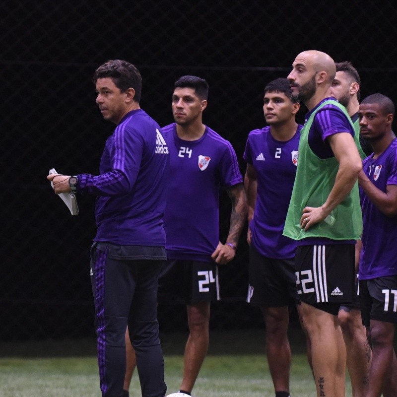 De qué se trató la charla virtual que Gallardo tuvo con el plantel de River