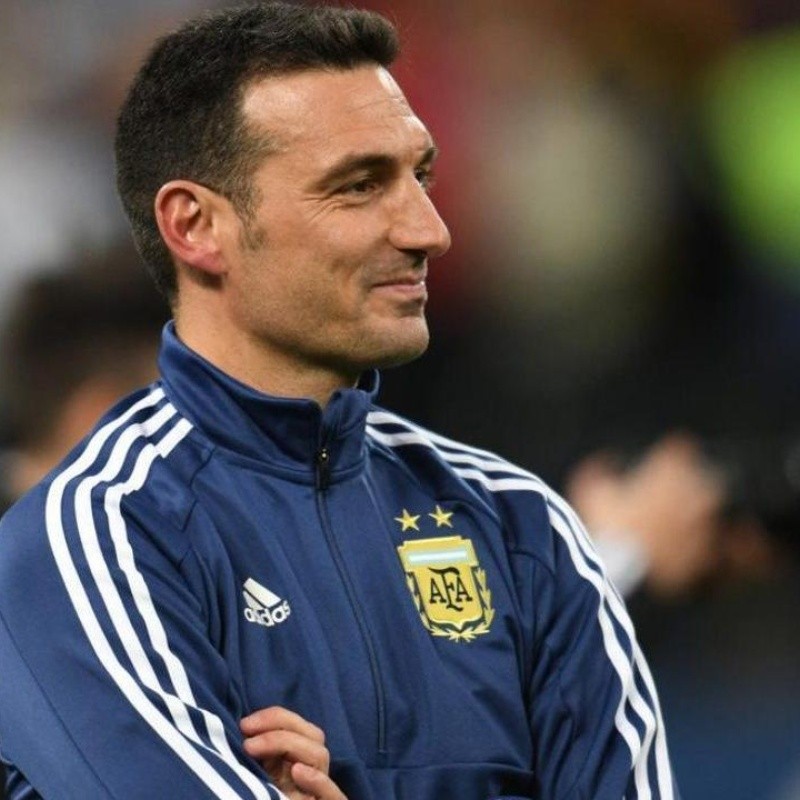 Ahora Scaloni dijo que sus hijos son hinchas de River