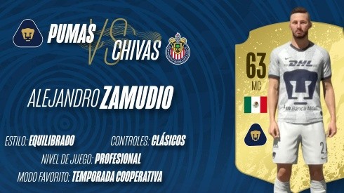 Pumas confirmó a Zamudio como el responsable de comandar al primer equipo en los controles (Foto: Twitter de Pumas)