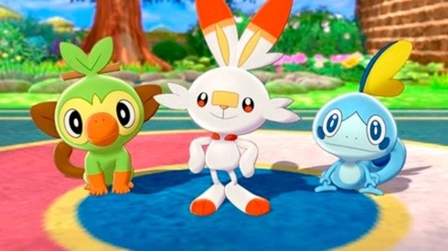 Scorbunny, Grookey y Sobble, pokemones iniciales del Pokémon: Espada y Escudo.