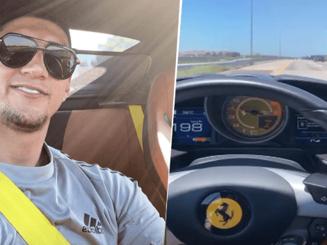 Inconsciencia: Pulido se grabó conduciendo su Ferrari a 198km/h