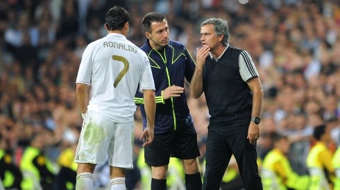 Foto de José Mourinho y Cristiano Ronaldo.