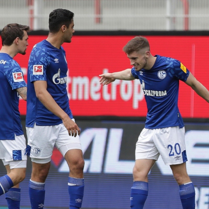 De poco le sirve: Schalke 04 rescató un empate en su visita al Unión Berlín