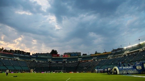 Panorámica del Estadio Azul en el partido entre Cruz Azul vs. Monterrey