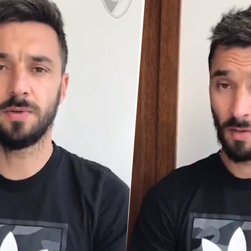 El video que grabó Scocco para los hinchas de River