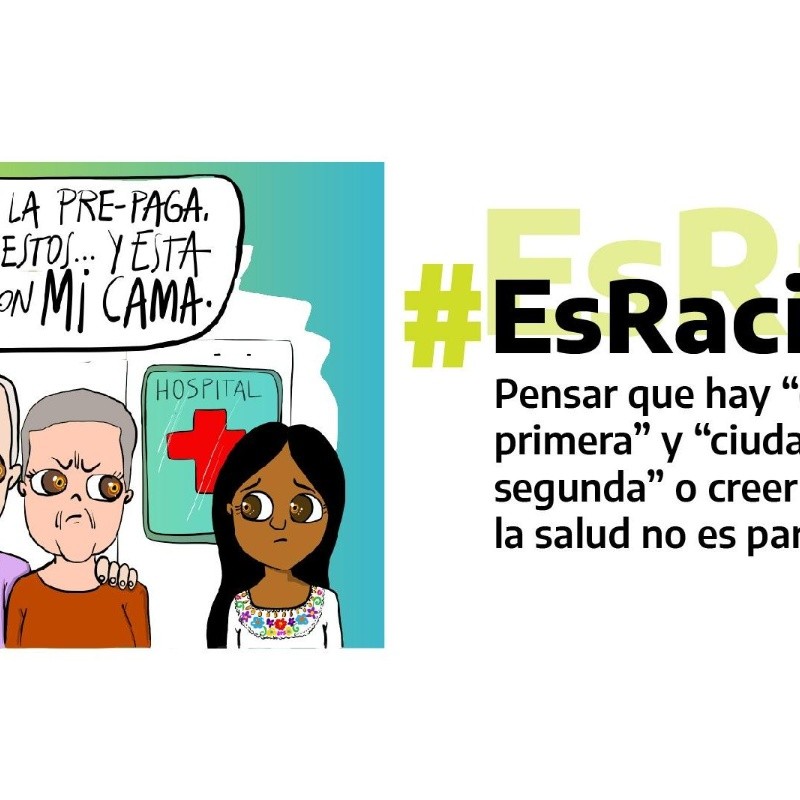 #InadiRacista es tendencia por una foto que publicó en Twitter