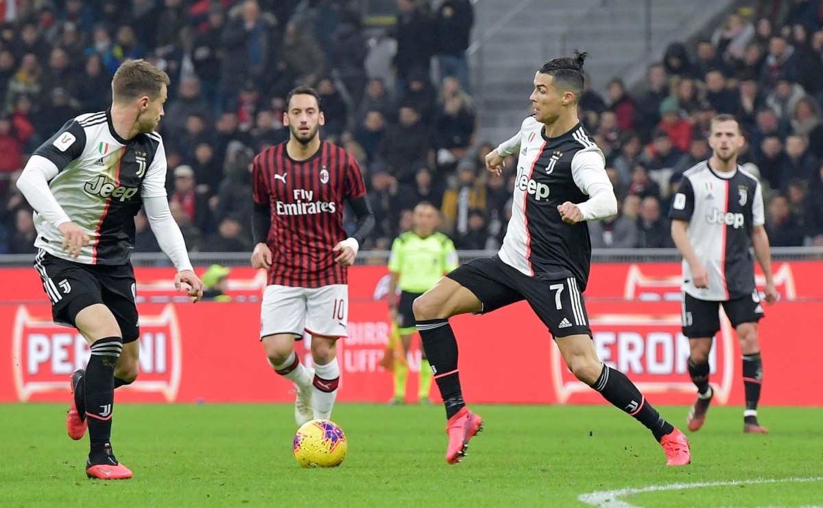 Qué canal transmite Juventus vs. Milan por la Copa Italia